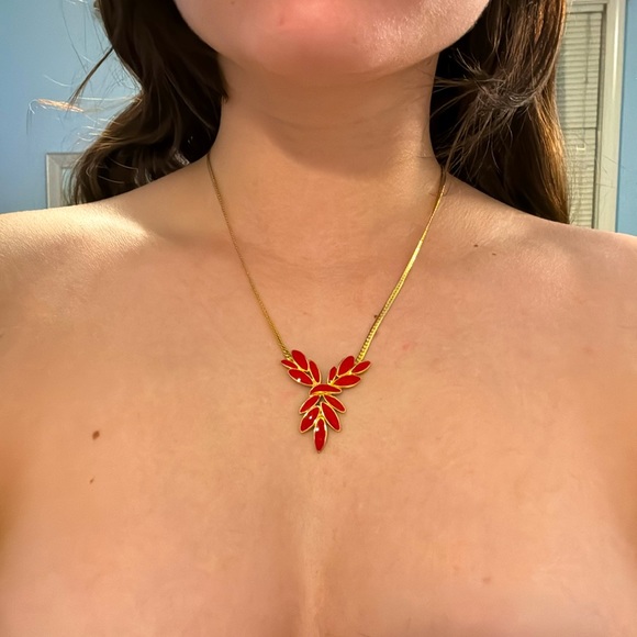 Red Pendant Gold Necklace 🔴⚜️BUNDLE 3 JEWELRY ITEMS AND THE LOWEST ITEM IS FREE - Picture 8 of 8